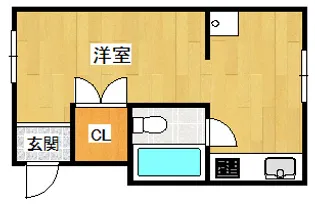 ラフォーレ塚口【2階】の間取り