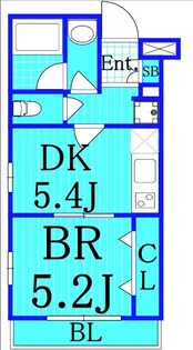 ルミエール妙蓮寺II【2階】の間取り