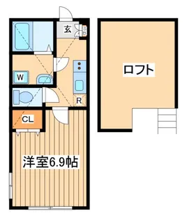 アザーレ・ディオン相模大野【2階】の間取り