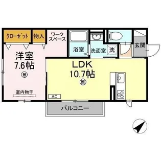 メゾン・ド・ソレイユ【2階】の間取り