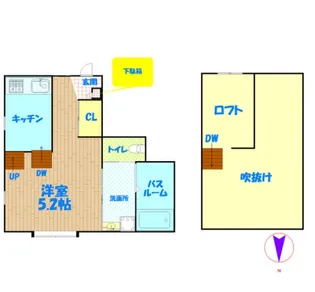 Blanc de Blancs(ブランドゥブラン)【1階】の間取り