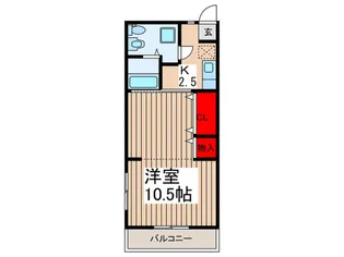 ルア・エステレラ【2階】の間取り