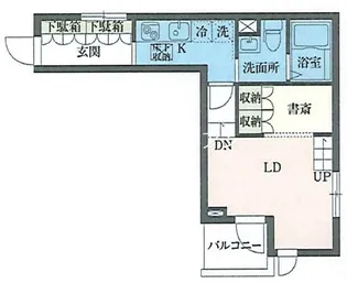 My Style MINAMISENJU【1階】の間取り