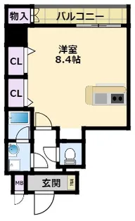 ブランTAT西宮江上町【4階】の間取り