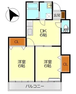 山本ビル(天応大浜)【1階】の間取り