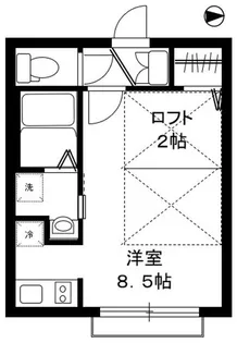 Vita世田谷【2階】の間取り