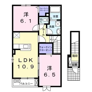 コリーヌ久住II【2階】の間取り
