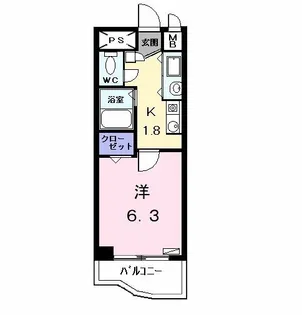 レーベンズ・フロイデ【2階】の間取り