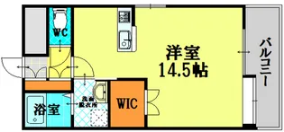 シティハイツ宇品【8階】の間取り