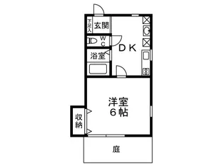 ハイツシロタ【1階】の間取り