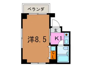 チェリ-ガ-デン国玉【3階】の間取り