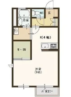 メゾンマニフィーク【1階】の間取り