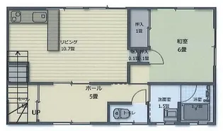 ジューヌリーフ【2階】の間取り