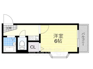 グラシュジュール【2階】の間取り