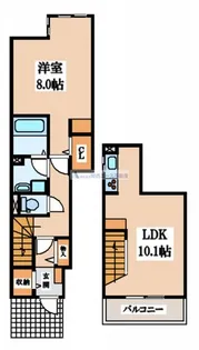 メゾンソレイユの間取り