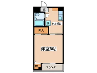 コーポナカネ【2階】の間取り