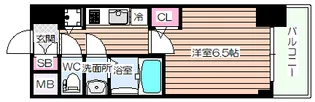 S-RESIDENCE江坂【2階】の間取り