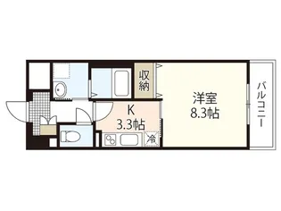 エスペランサ奥田【4階】の間取り