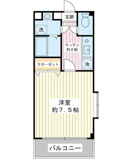 プラザ・グレイス【1階】の間取り