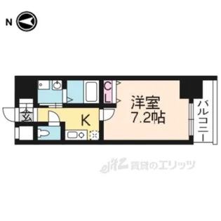 レジデンス京都ミッドシティ【2階】の間取り