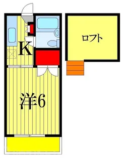 ジュネス・ユー【1階】の間取り