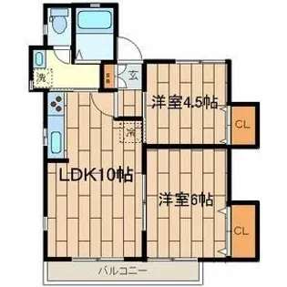 Oasis Court-オアシス コート-【2階】の間取り