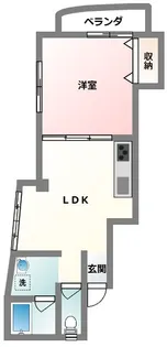 ルミエール泉崎【4階】の間取り