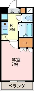 エクセルシオール金山【6階】の間取り