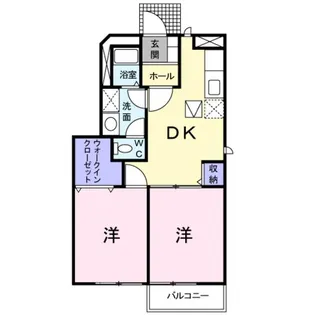 メゾンセレッソA【1階】の間取り
