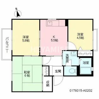 フォーレスM【2階】の間取り