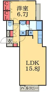 Centrage (セントレージ)【4階】の間取り