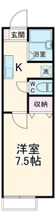 メゾンド・プランタン【1階】の間取り