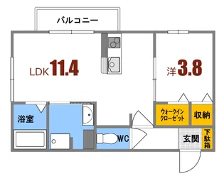 ライブコープ神崎II【2階】の間取り