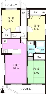 ケニーコート玉川【3階】の間取り
