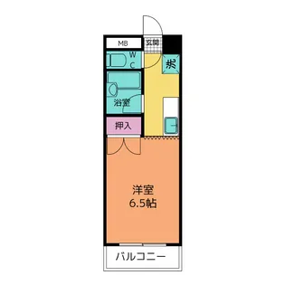 セゾン大府【1階】の間取り