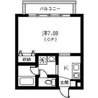 ヴィーブル日吉【1階】の間取り