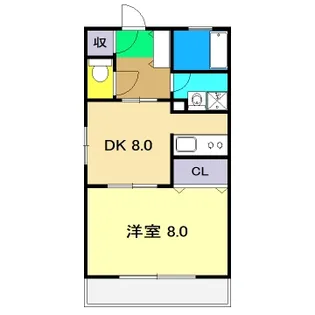 メゾンEYE D棟【1階】の間取り