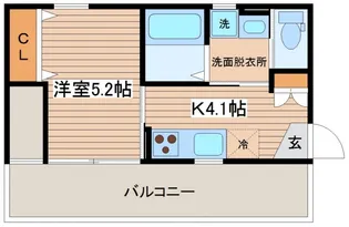 Montanas【3階】の間取り