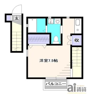 Twin Oaks【2階】の間取り