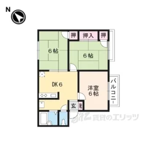 lagracedeux【1階】の間取り