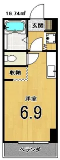 パレスサイドホームズ【3階】の間取り