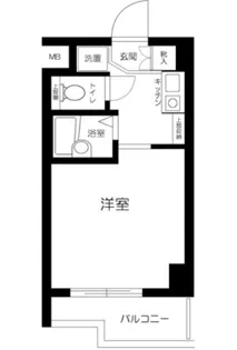 スカイコート文京小石川【1階】の間取り