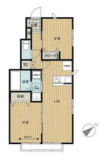 Avenir【2階】の間取り