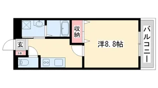 アーバンレジデンス東加古川【1階】の間取り