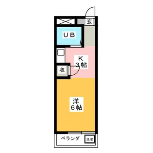 ノア東林間【2階】の間取り