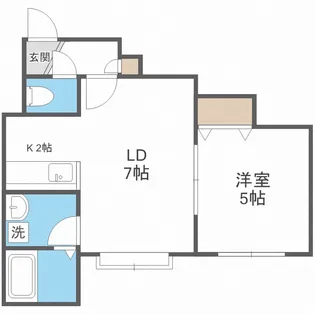 リネール川下【2階】の間取り