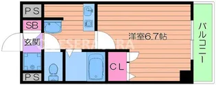 エイチ・ツー・オー今福【5階】の間取り
