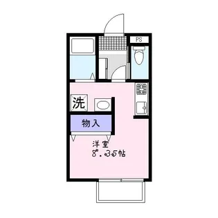 ラルベース南台【2階】の間取り