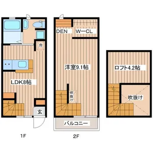 アルタイル【2階】の間取り