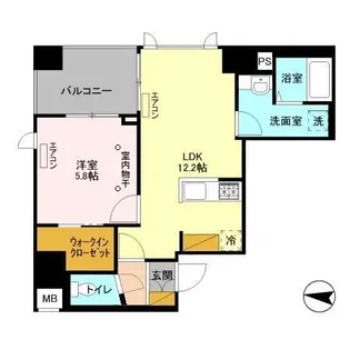フェリス コート【4階】の間取り